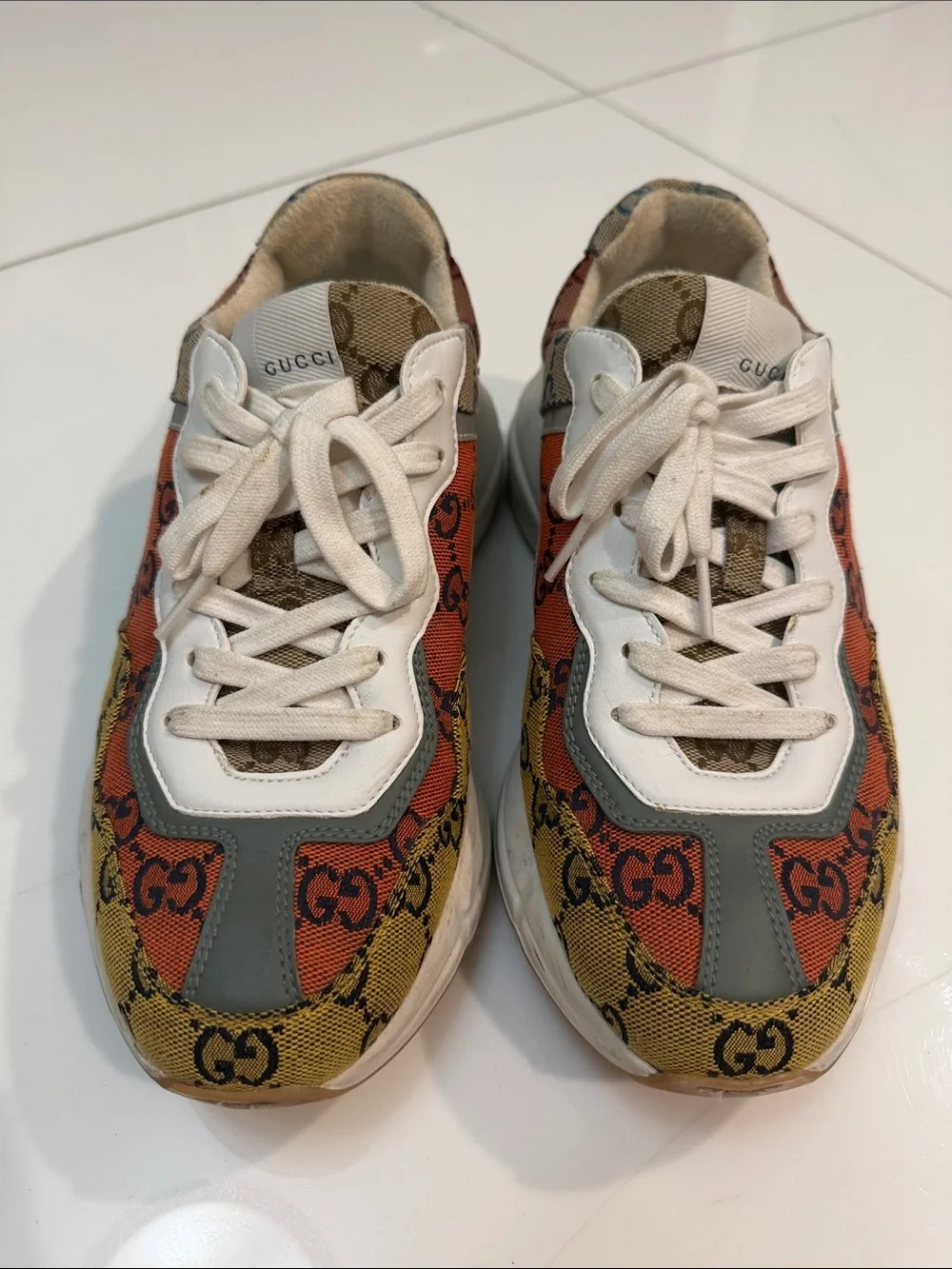 Gucci Rhyton Multicolor GG Sneaker 6.5 men’s